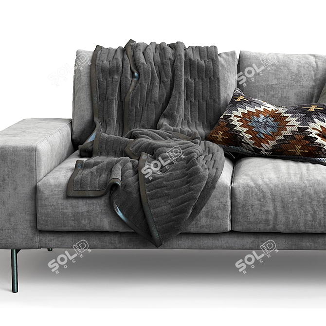 Modern B&T Design Sofa 3D model image 2