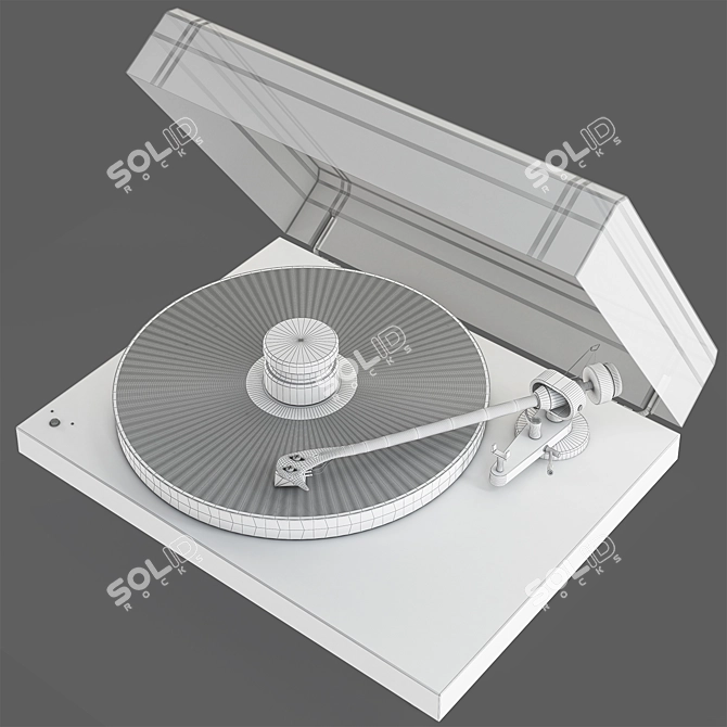 Hi-Fi Vinyl Player: Pro-Ject Debut Carbon 3D model image 4