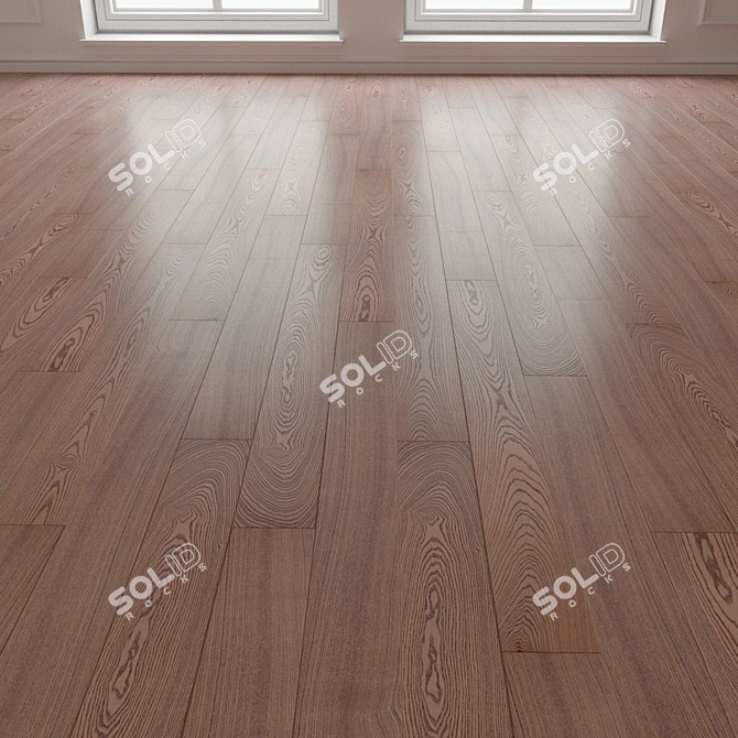 3D Laminate Parquet Flooring 3D model image 3