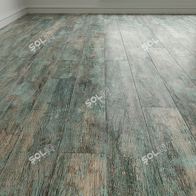 Eccentric Laminate Parquet Tiles 3D model image 1