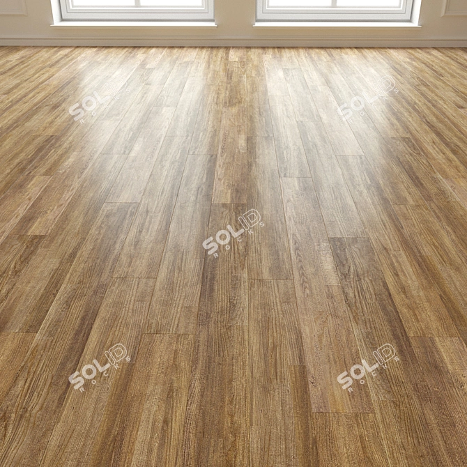 Samba Ash Brandy Laminate Parquet 3D model image 3