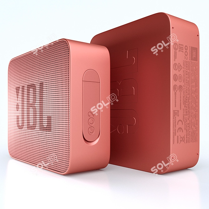 JBL GO2 Portable Speaker 3D model image 1