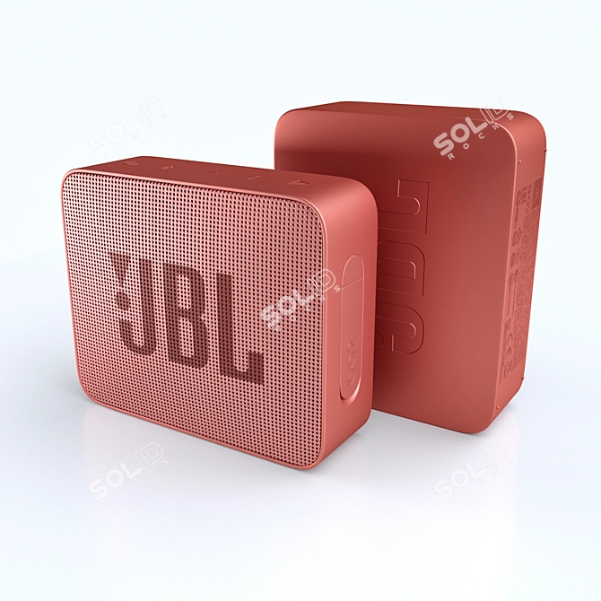 JBL GO2 Portable Speaker 3D model image 2