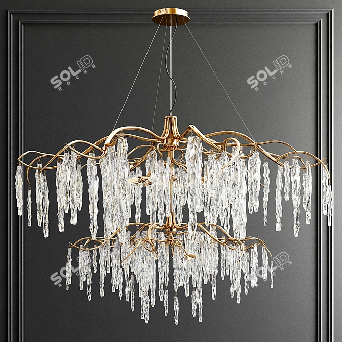 Elegant Chandelier Collection: Exclusive Designs 3D model image 3