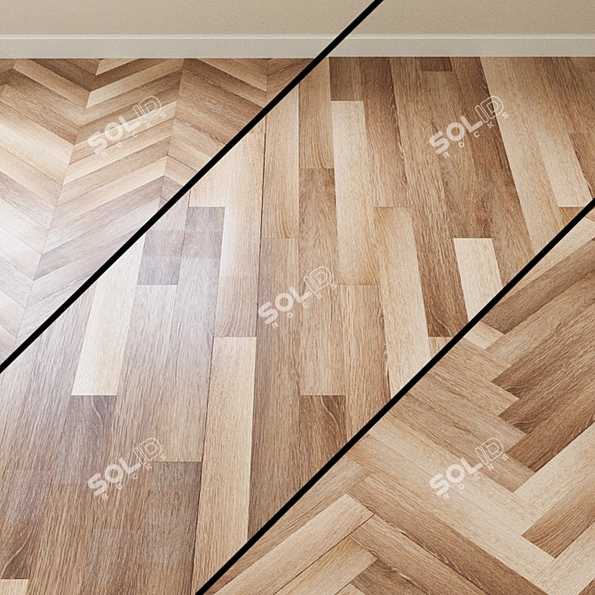 Kronopol Platinium Linea Oak Laminate 3D model image 2