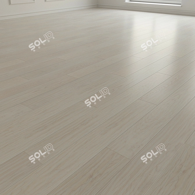 Vintage Andalucia Laminate Flooring 3D model image 2