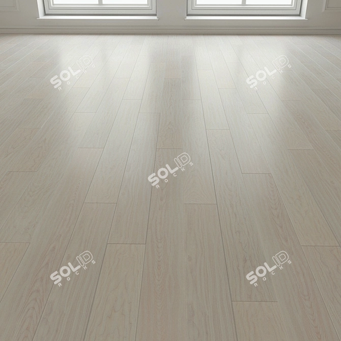 Vintage Andalucia Laminate Flooring 3D model image 3