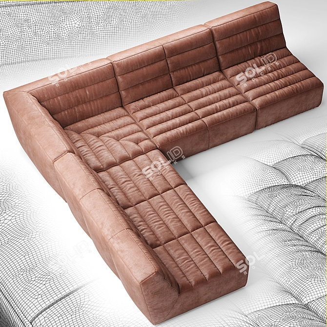 Chelsea Modular Corner Sofa 3D model image 4