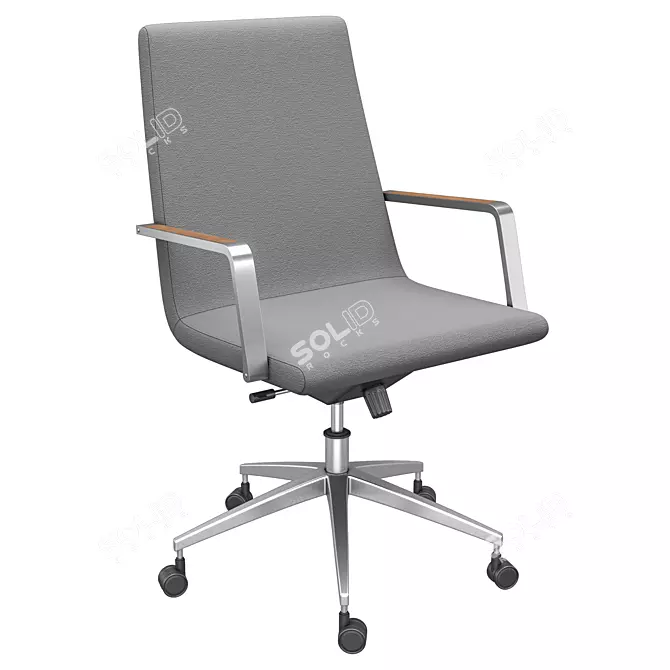 ErgoMax Office Chair 3D model image 2