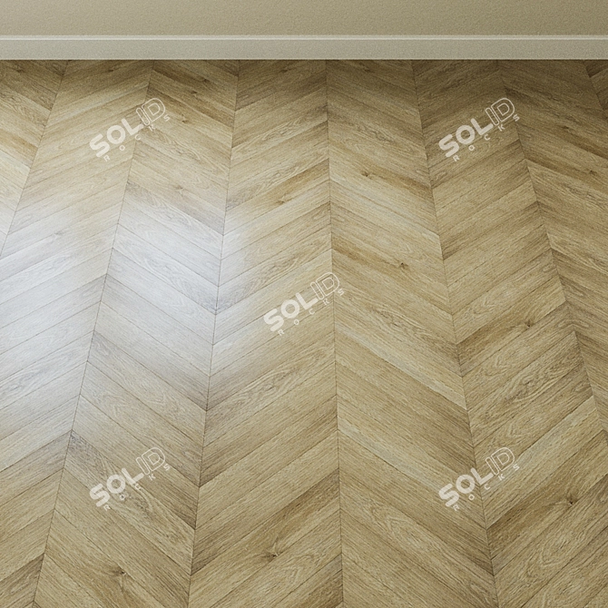Vanilla Oak Quartz-Vinyl Tile 3D model image 3