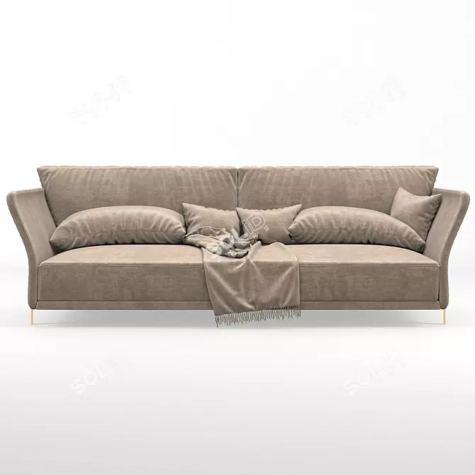 Elegant Cosmo Sofa: Contemporary Comfort 3D model image 4