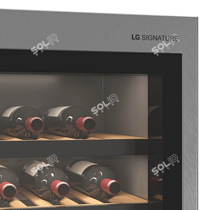 LG SIGNATURE LSR200RU Wine Cabinet - 65 Bottle Capacity 3D model image 3