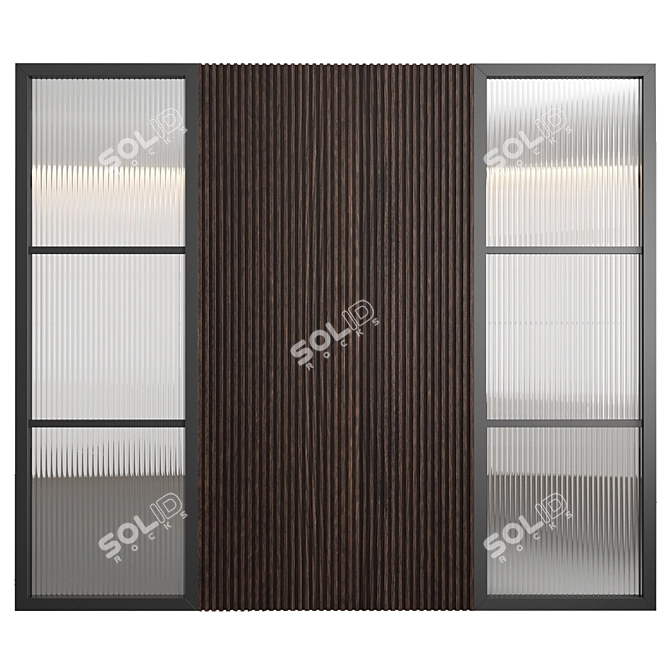 Versatile Glass Partitions 3D model image 4