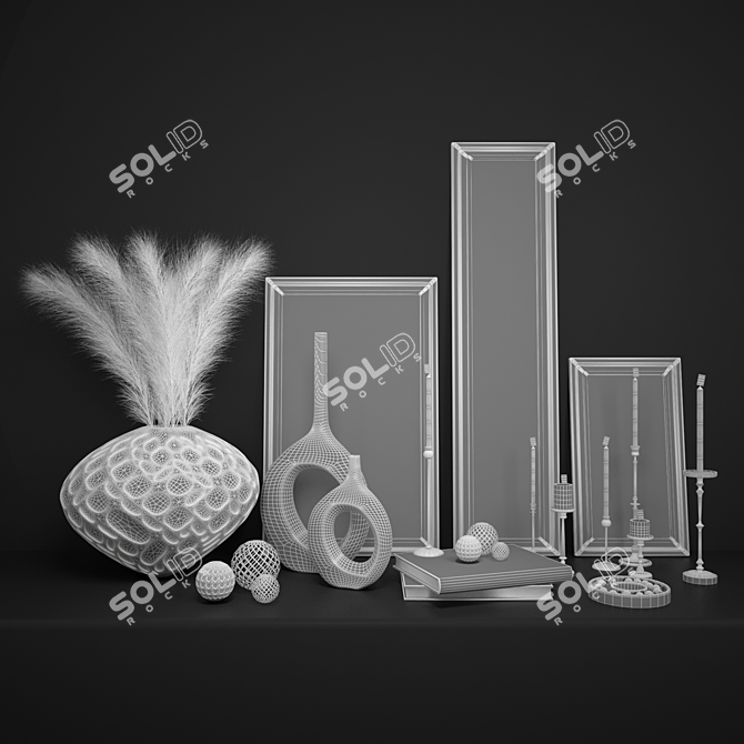 Elegant Decor Set - Vray & Corona 3D model image 4