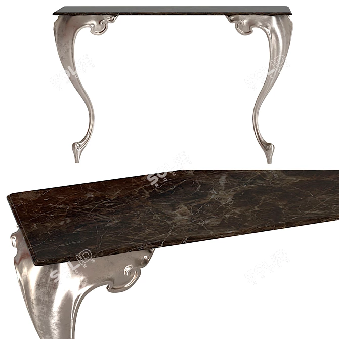 Sleek George Console: Stylish and Functional 3D model image 4