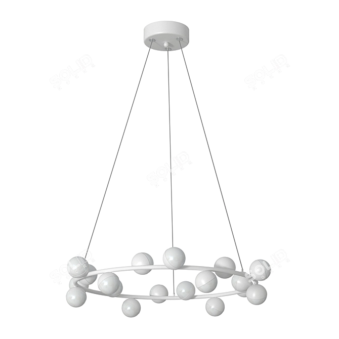 Modern LED Pendant Light: Arte Lamp Dexter 3D model image 2