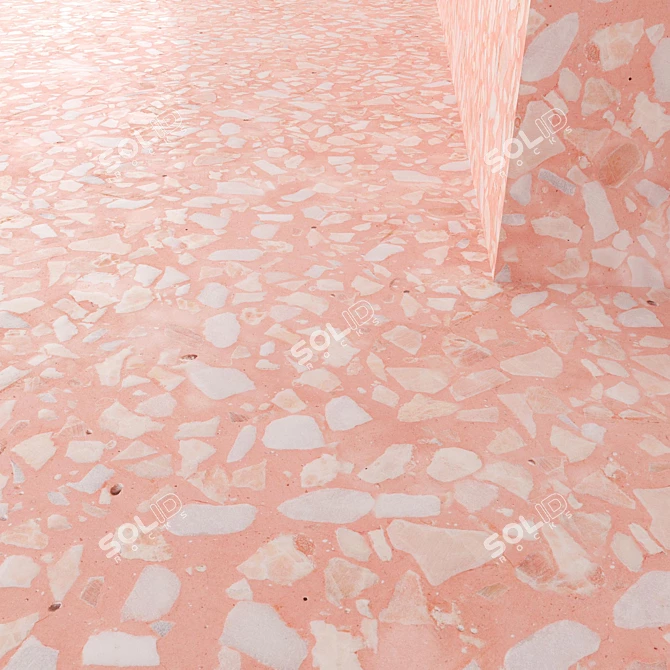 Premium Terrazzo Set: High-Quality Textures & Materials 3D model image 4