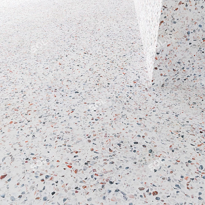 Premium Terrazzo Set: High-Quality Textures & Materials 3D model image 5