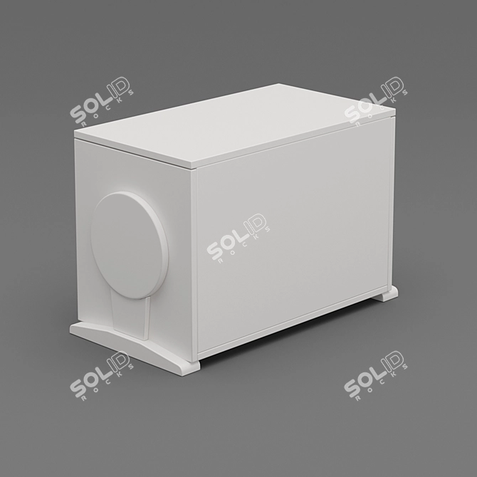 RoboCrate: Futuristic Toy Box 3D model image 4