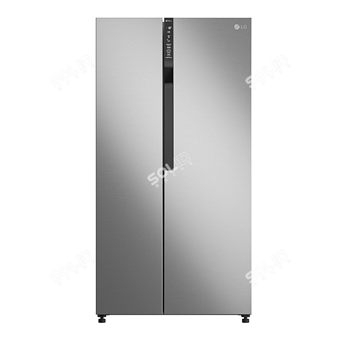 LG GC-B247JLDV Refrigerator 3D model image 1