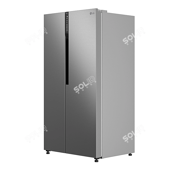 LG GC-B247JLDV Refrigerator 3D model image 2