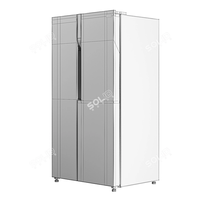 LG GC-B247JLDV Refrigerator 3D model image 4