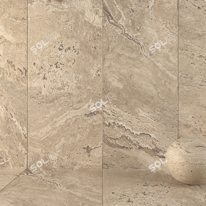 Antico Classico Stone Wall Tiles 3D model image 1