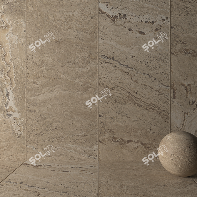 Antico Classico Stone Wall Tiles - Perfect for a Stylish Interior 3D model image 2