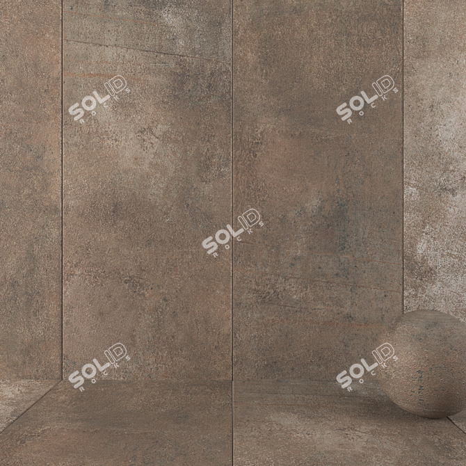 Etna Lava Stone Wall Tiles 3D model image 1