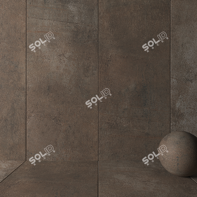 Etna Lava Stone Wall Tiles 3D model image 2