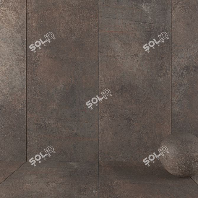 ETNA Oxide Stone Wall Tiles - Multi-Texture, HD Textures 3D model image 1