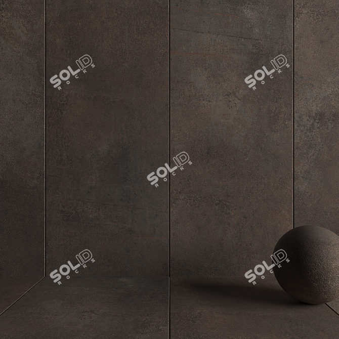 ETNA Oxide Stone Wall Tiles - Multi-Texture, HD Textures 3D model image 3