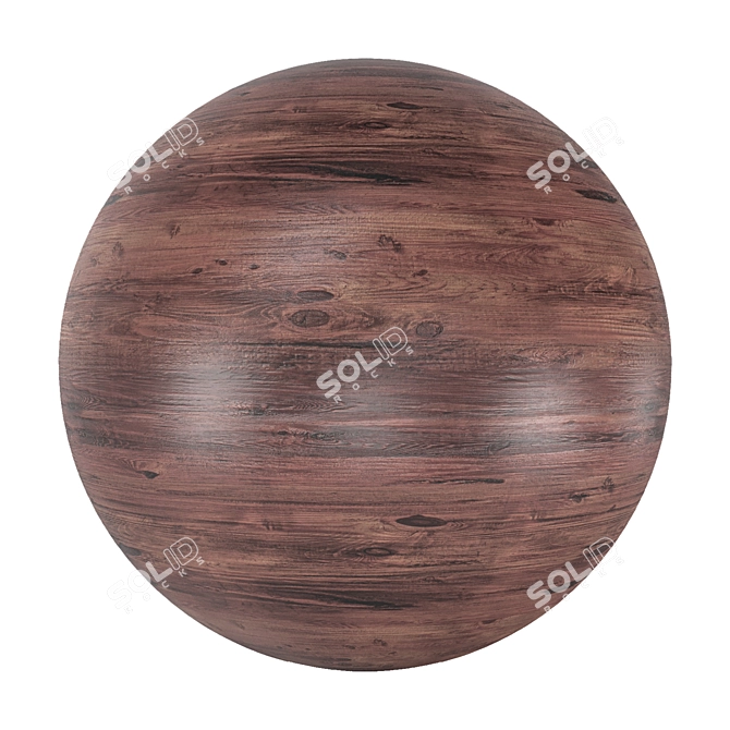 Premium Wood Material for Design 3D model image 1