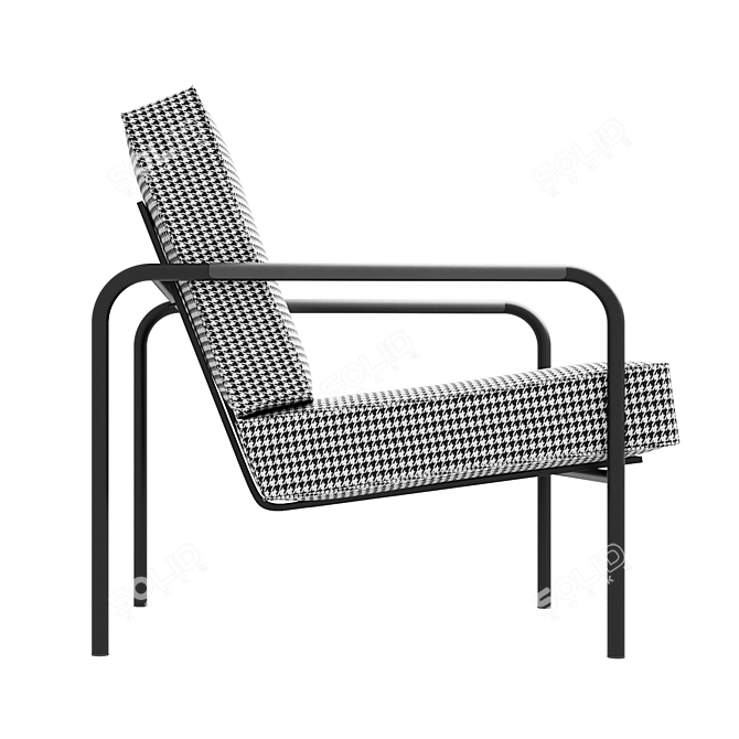 Title: Zanotta Susanna Lounge Chair 3D model image 2