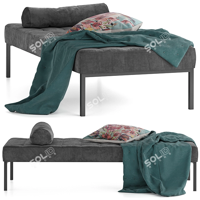 Modern Carmel Daybed - Stylish and Comfortable 3D model image 2