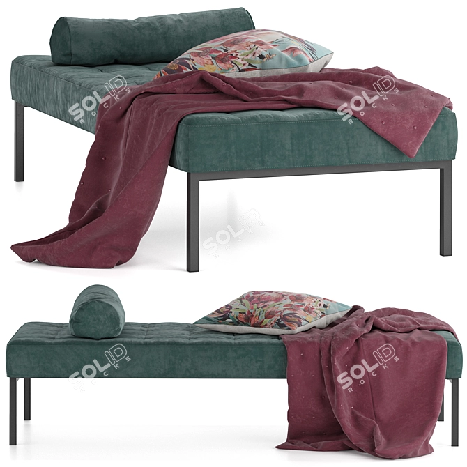 Modern Carmel Daybed - Stylish and Comfortable 3D model image 3