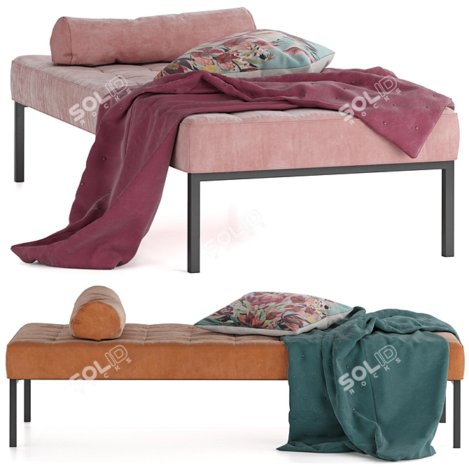 Modern Carmel Daybed - Stylish and Comfortable 3D model image 4