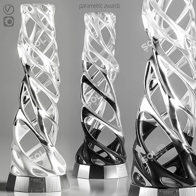 Modern Decorative Set for High-quality Rendering 3D model image 1