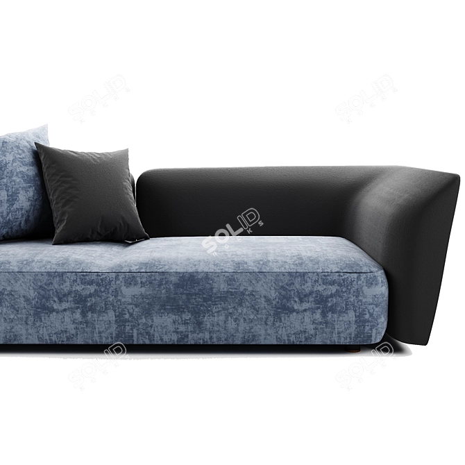 Luxury Fendi Ceasar Sofa 3D model image 2