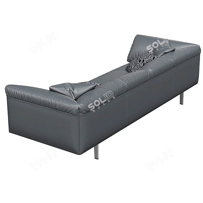 Title: Luxury Italian Poltrona Frau John-John Sofa 3D model image 3