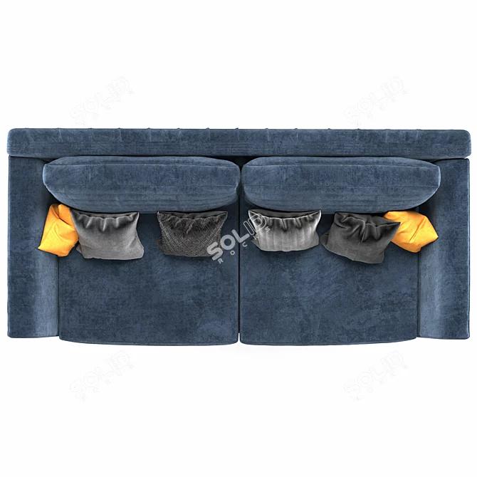 Vol Sofa: Stylish and Comfortable 3D model image 2