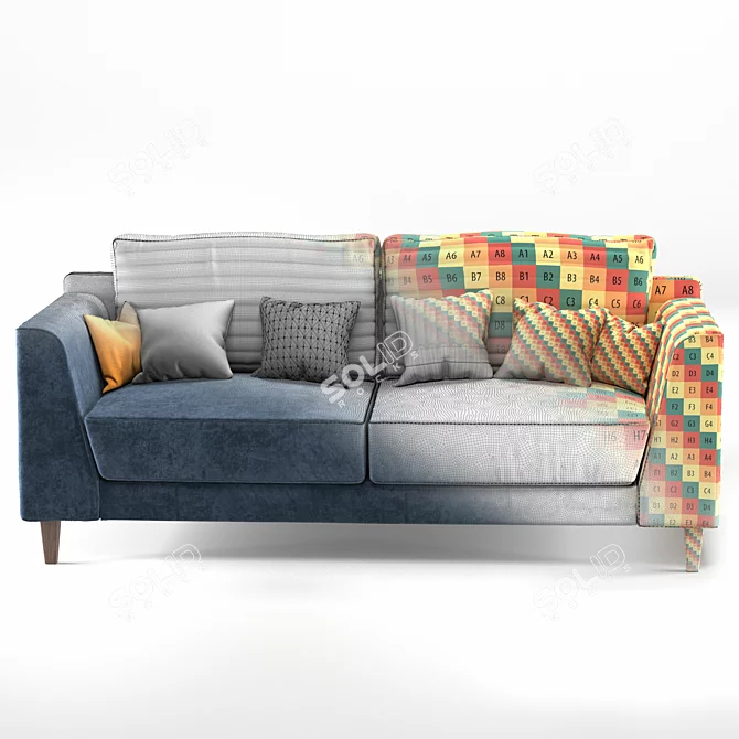 Vol Sofa: Stylish and Comfortable 3D model image 5