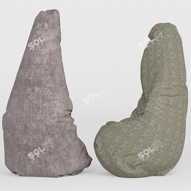 Zanotta SACCO: Premium Comfort and Style 3D model image 2