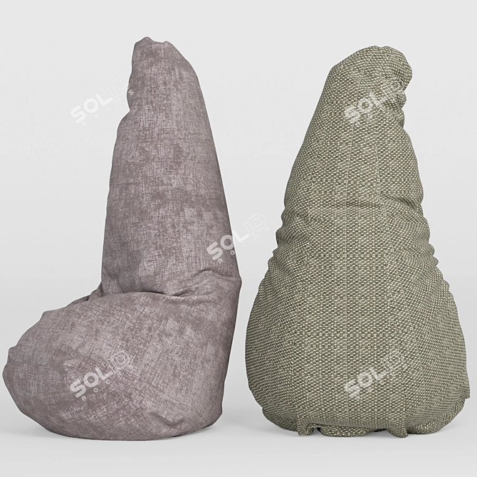 Zanotta SACCO: Premium Comfort and Style 3D model image 3