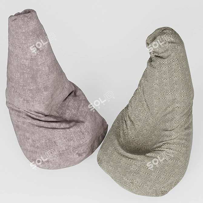 Zanotta SACCO: Premium Comfort and Style 3D model image 4