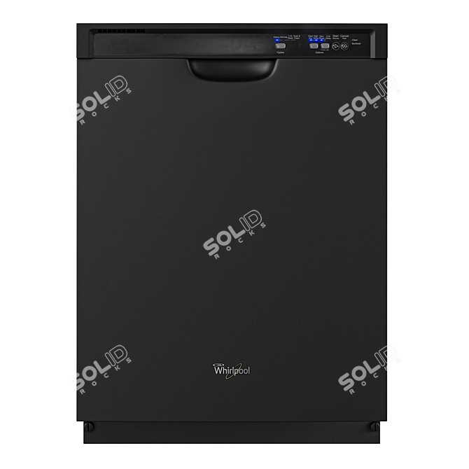 Whirlpool WDF520PAD Built-In Dishwasher 3D model image 2