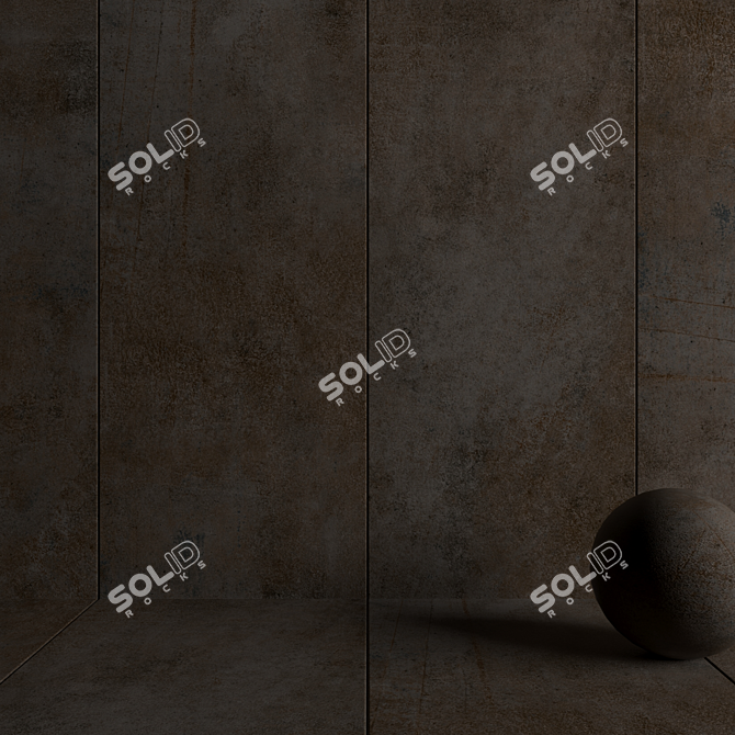 Etna Oxide Stone Wall Tiles: Multi-Texture 3D Model 3D model image 3