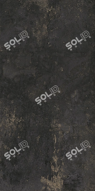 Troia Black Stone Wall Tiles: Versatile & High-Quality 3D model image 4