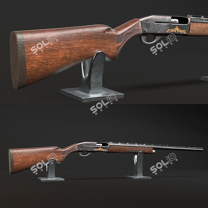 Ultimate Remington 1100 Parts 3D model image 1