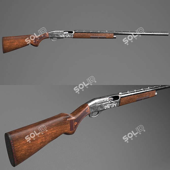 Ultimate Remington 1100 Parts 3D model image 2